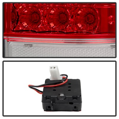 Ford F350 Super Duty 2008-2016 LED Tail Lights Red Clear