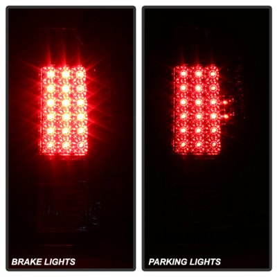 Ford F350 Super Duty 2008-2016 LED Tail Lights Red Clear