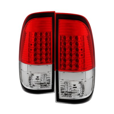 Ford F350 Super Duty 2008-2016 LED Tail Lights Red Clear
