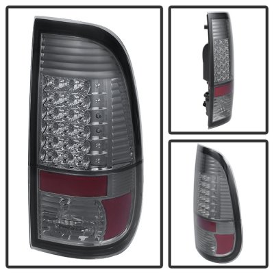 Ford F450 Super Duty 2008-2016 Smoked LED Tail Lights