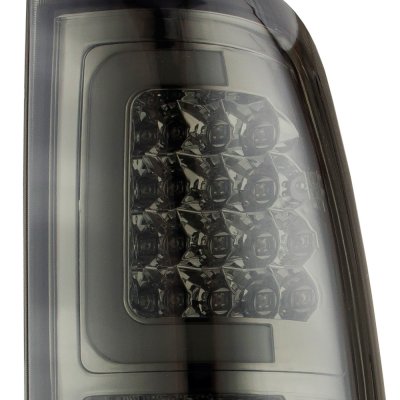 Chevy Silverado 2500 2003-2004 Smoked LED Tail Lights Tube