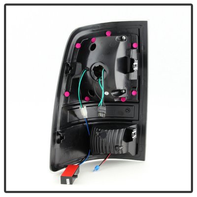 Dodge Ram 3500 2010-2014 Chrome C-Custom Full LED Tail Lights