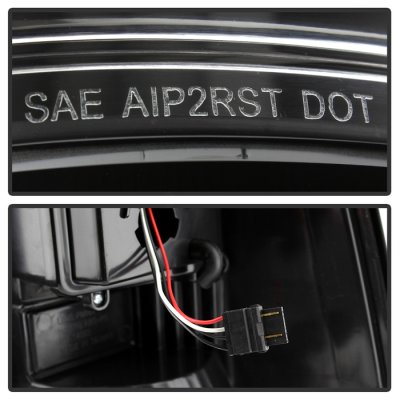 Dodge Ram 2009-2018 Black LED Tail Lights Tube