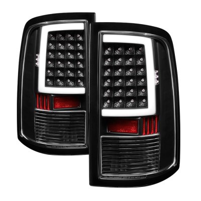 Dodge Ram 2009-2018 Black LED Tail Lights Tube