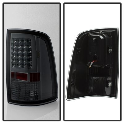 Dodge Ram 3500 2010-2018 Smoked LED Tail Lights