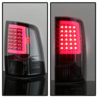 Dodge Ram 3500 2010-2018 Smoked LED Tail Lights