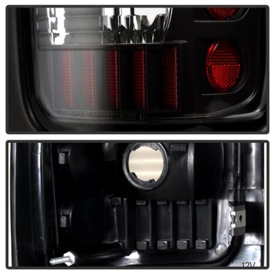 Dodge Ram 1994-2001 Black LED Tail Lights
