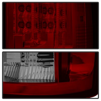 Dodge Ram 2500 2003-2006 Red Smoked LED Tail Lights