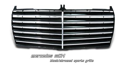 Mercedes Benz E Class 1986-1993 Chrome and Black Avantgarde Grille