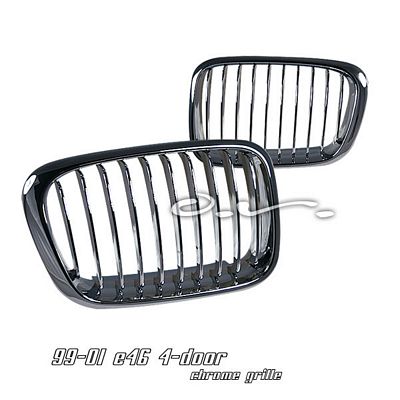 BMW E46 Sedan 3 Series 1999-2001 Chrome Sport Grille