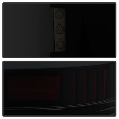 GMC Sierra 3500HD 2007-2014 Black Smoked LED Tail Lights