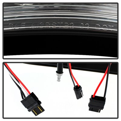 GMC Sierra 2007-2013 Clear Tube LED Tail Lights