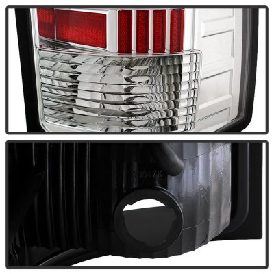 GMC Sierra 2007-2013 Clear Tube LED Tail Lights