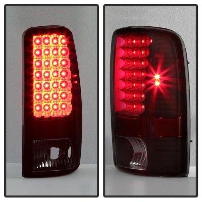 GMC Yukon 2000-2006 Black LED Tail Lights