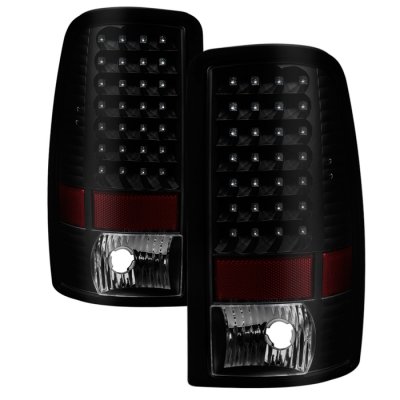 GMC Yukon 2000-2006 Black Smoked LED Tail Lights