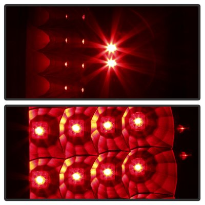 GMC Yukon 2000-2006 Black Smoked LED Tail Lights