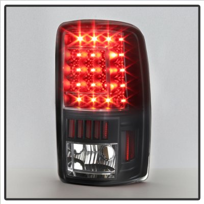 GMC Yukon Denali 2001-2006 Black Custom LED Tail Lights