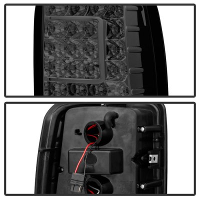 Chevy Suburban 2000-2006 Smoked Custom LED Tail Lights