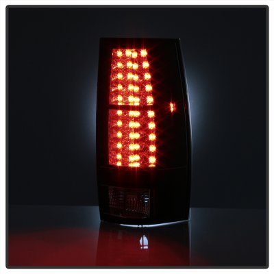 GMC Yukon XL 2007-2014 Black Smoked LED Tail Lights