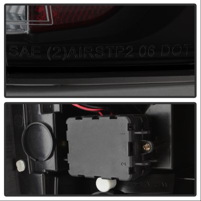 GMC Yukon XL 2007-2014 Black Smoked LED Tail Lights