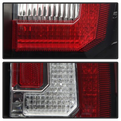 GMC Yukon XL 2007-2014 Black LED Tail Lights Tube