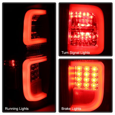 Toyota Tundra 2014-2021 Black LED Tail Lights