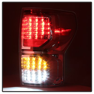 Toyota Tundra 2007-2013 Clear Full LED Tail Lights