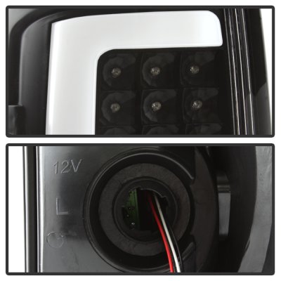 Toyota Tundra 2007-2013 Black LED Tail Lights