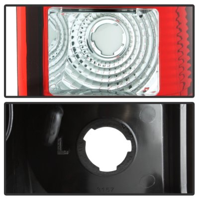 GMC Sierra 1999-2006 LED Tail Lights C-Tube