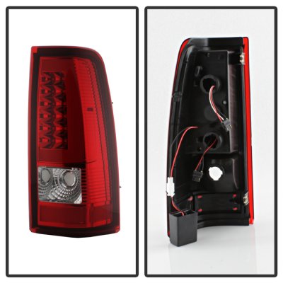 GMC Sierra 1999-2006 LED Tail Lights C-Tube
