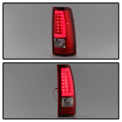 GMC Sierra 1999-2006 LED Tail Lights C-Tube