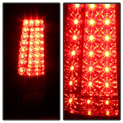 GMC Sierra 1999-2006 Clear LED Tail Lights C-DRL