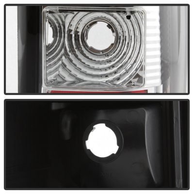 Chevy Silverado 2500 1999-2002 Clear LED Tail Lights Neon Tube