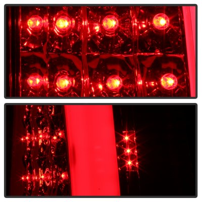 Chevy Silverado 2500 1999-2002 Clear LED Tail Lights Neon Tube