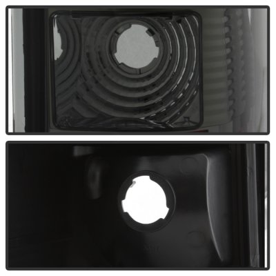 Chevy Silverado 2500 1999-2002 Smoked LED Tail Lights Neon Tube