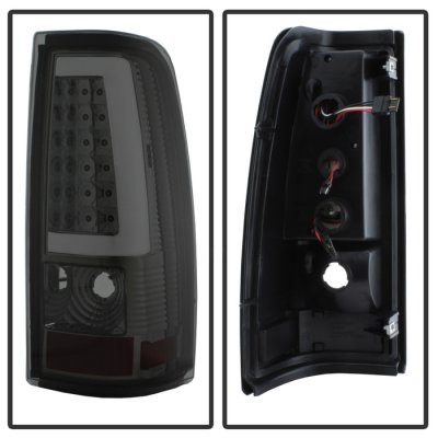 Chevy Silverado 2500 1999-2002 Smoked LED Tail Lights Neon Tube