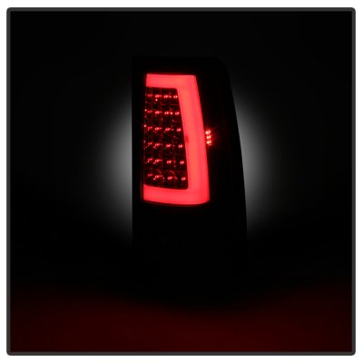 Chevy Silverado 2500 1999-2002 Smoked LED Tail Lights Neon Tube