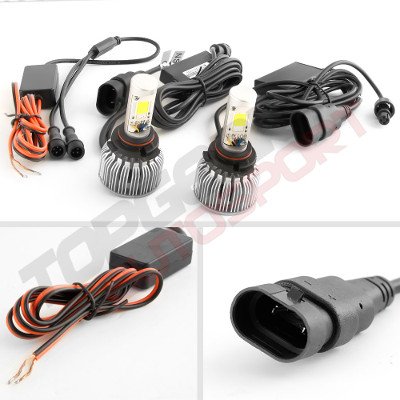 Lincoln Continental 1961-1979 H4 Color LED Headlight Bulbs App Remote