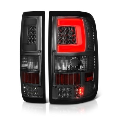Ford F150 2004-2008 Smoked Tube LED Tail Lights