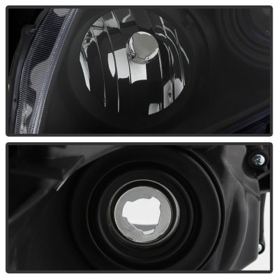 Nissan Altima Coupe 2010-2013 Black Projector Headlights