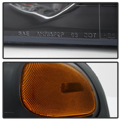 Lincoln Navigator 1998-2002 Black Headlights