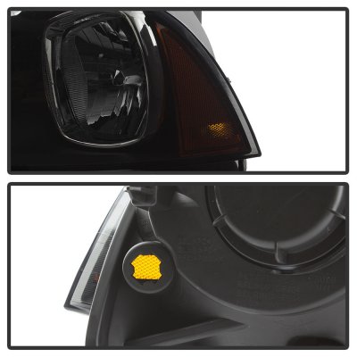 Dodge Charger 2011-2014 Black Smoked Headlights