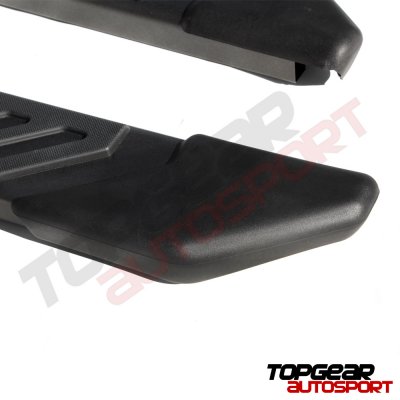 Ford F350 Super Duty SuperCab 1999-2007 Step Running Boards Black 4 Inches