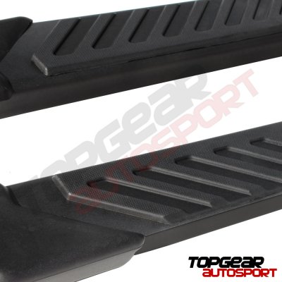 Ford F350 Super Duty SuperCab 1999-2007 Step Running Boards Black 4 Inches