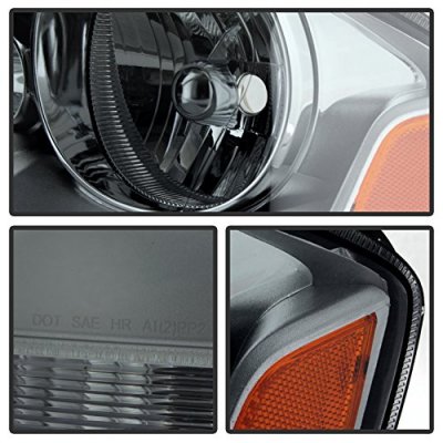 Dodge Avenger 2008-2014 Smoked Headlights