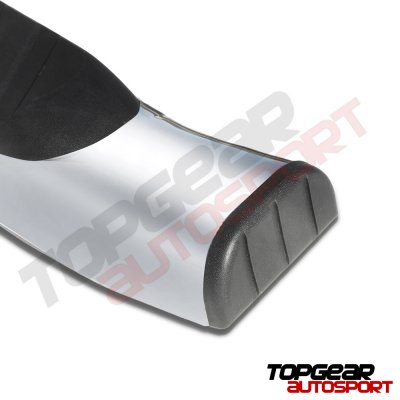 Ford F350 Super Duty SuperCab 2008-2010 Running Boards Curved Stainless 5 Inches