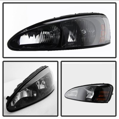 Pontiac Grand Prix 2004-2008 Black Headlights