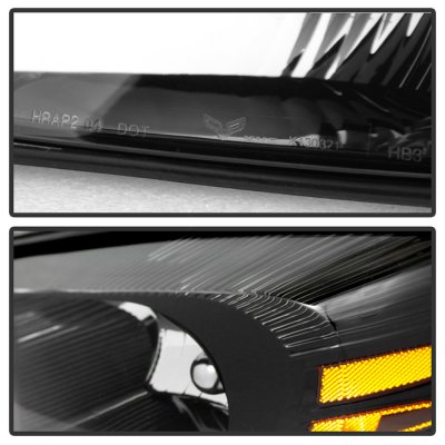 Pontiac Grand Prix 2004-2008 Black Headlights