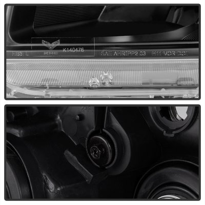 Honda Pilot 2006-2008 Black Headlights