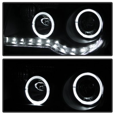 Chrysler 300C 2005-2010 LED Halo Projector Headlights